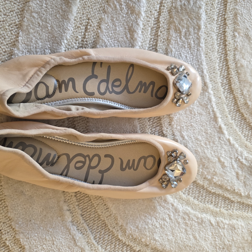 Sam Edelman Women's Peach Ballet Flats